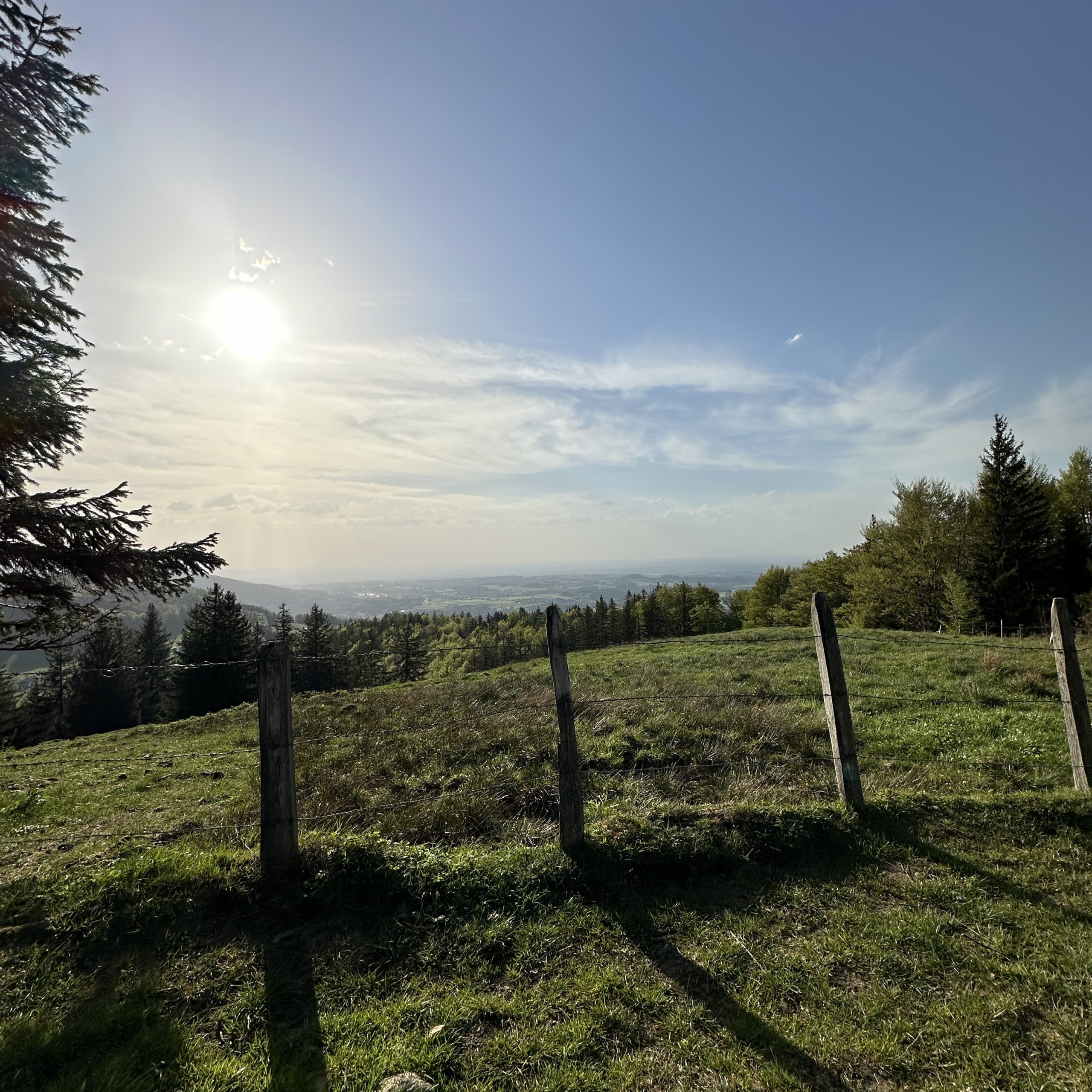 Blick über das Chiemgauer Alpenvorland